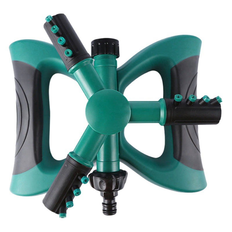 Picture of Wholesale 360-Degree Automatic Rotating Butterfly Sprinkler Garden Watering Three-Head Series Three-Pronged Lawn Sprinkler