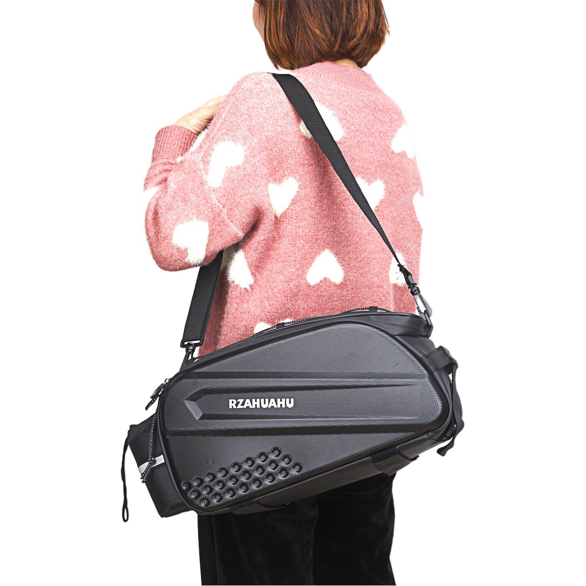 Hard Shell Bicycle Driving Bag Back Seat Bag Hanging Storage Tail Bag Mountain Storage Box Rear Shelf Packing Bag Equipment