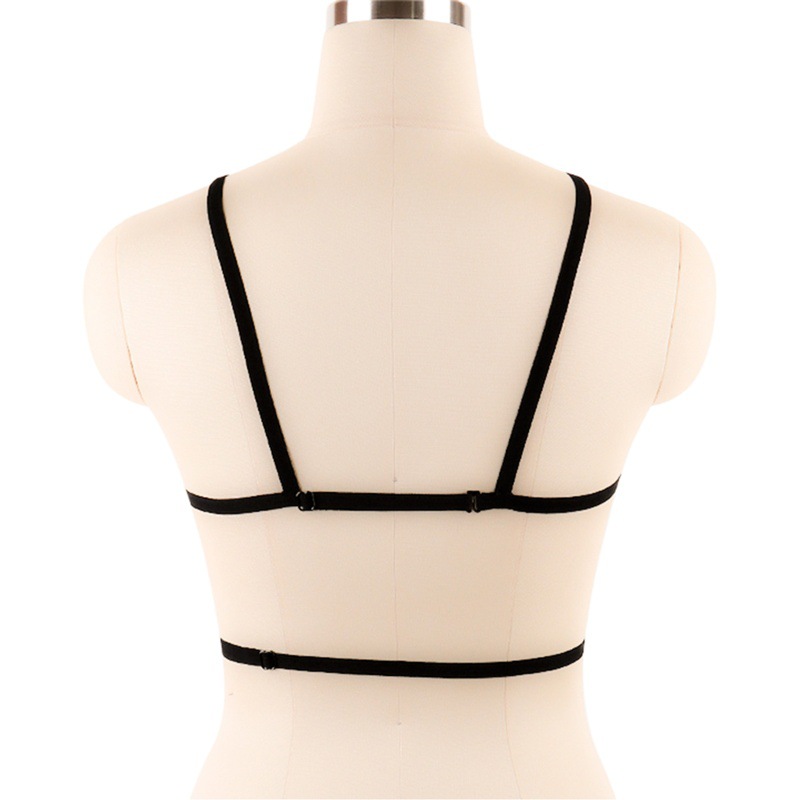 Cross-border source sexy bra strap sexy hollow five-pointed star wire harness underwear manual elastic S0031