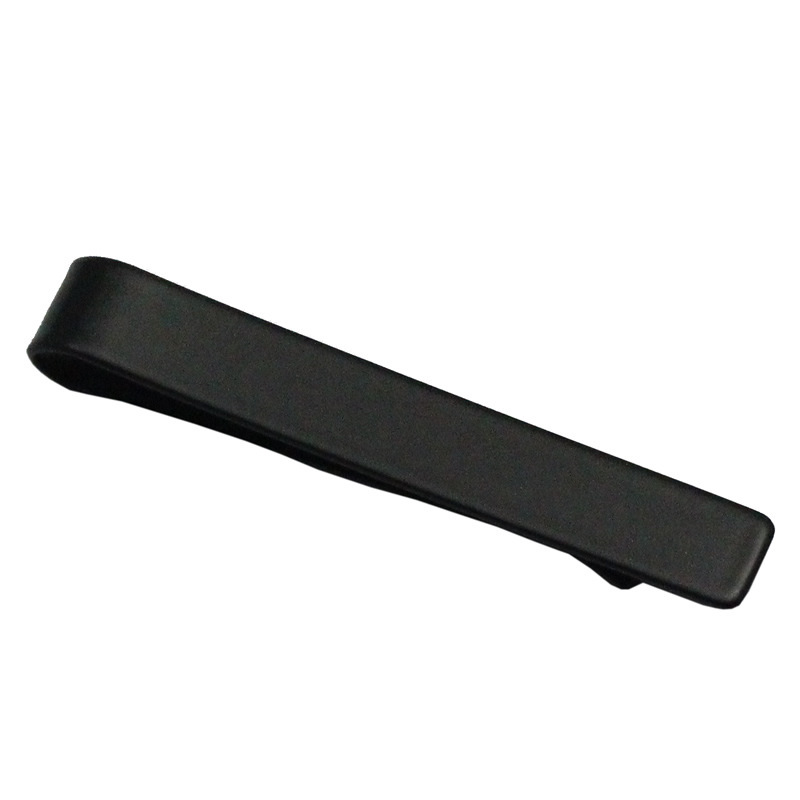 Picture of YB bean spot 50x 8mm Amazon explosions simple laser LOGO personality lettering tie clip