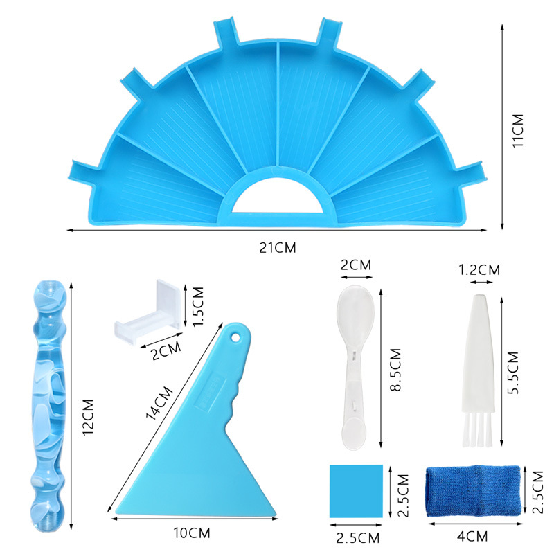 Picture of Diamond painting new multi-function drill plate DIY point drill pen Diamond storage tray diamond embroidery screen drill plate tool