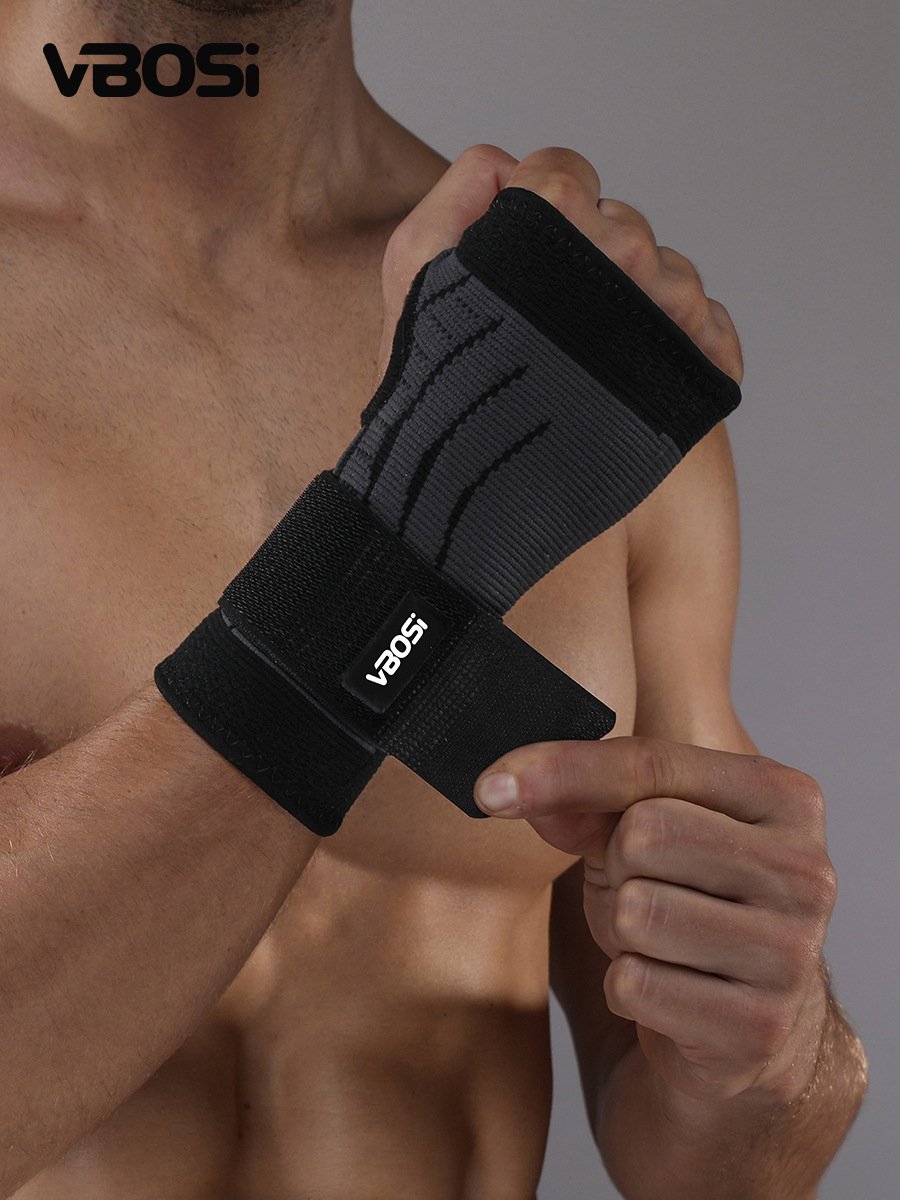 Vbosi Palm Protector Adult Weightlifting Pressurized Wrist Protector Non-Slip Wear-Resistant Outdoor Sports Cycling Basketball Wholesale