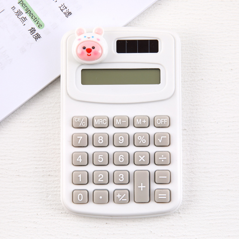 Picture of Cartoon cute calculator candy color mini portable small calculator portable office student computer wholesale