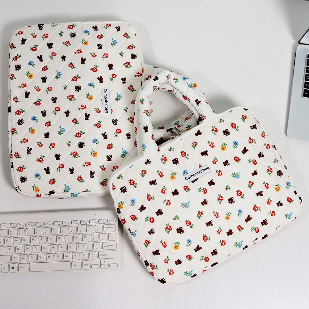 Space cotton computer bag 14 inch women's notebook 16 inch handbag 16.1 inch game printed nylon waterproof material
