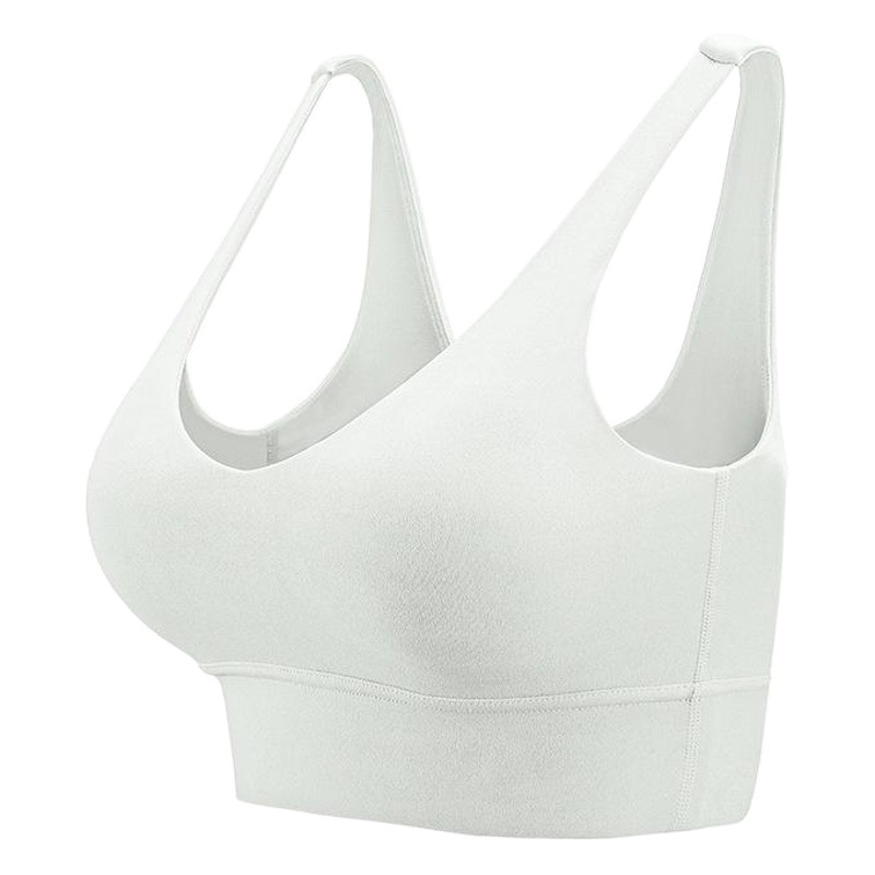 Aidu New Yoga Underwear Women's Vest Fitness Sports Underwear Small Chest Shockproof High Elastic Gather Beautiful Back Bra