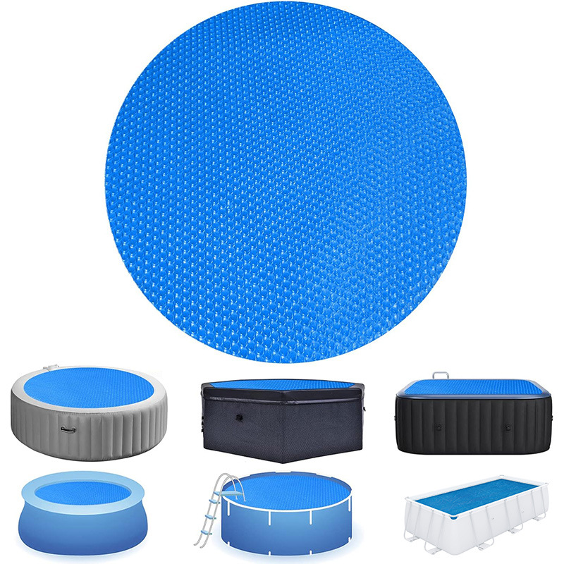 Swimming Pool Heat Insulation Film Cover Heat Insulation Sheet PE Thickened Bubble Film Children's Dust Cover Heat Insulation Cover Swimming Pool Cover Cloth