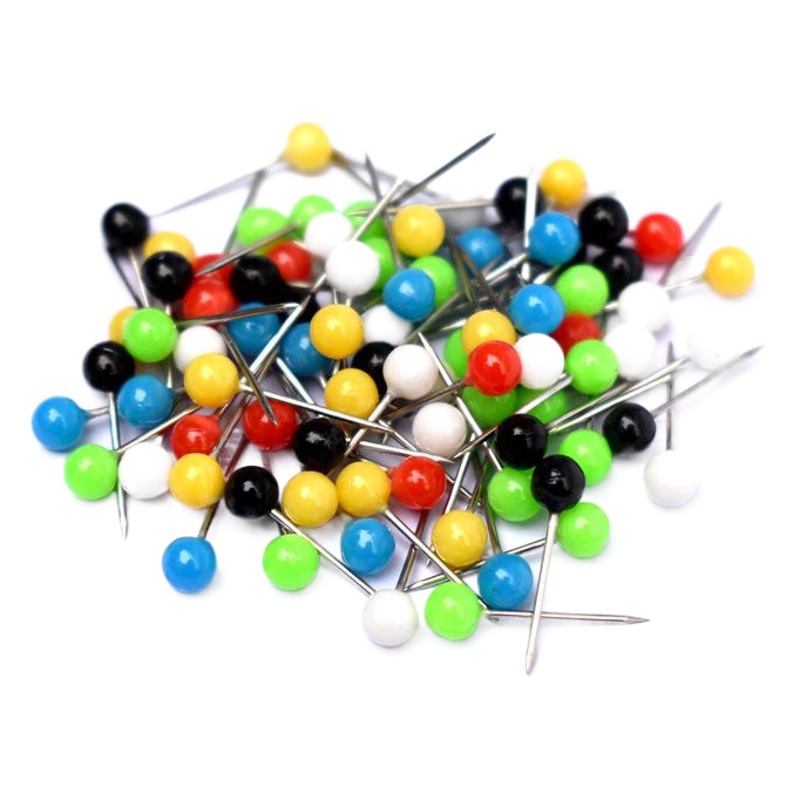 Colored Pins, Pearl Plastic Pins, Sewing Box, Line Set, Positioning Accessories, Fishing Gear, Fishing Supplies@