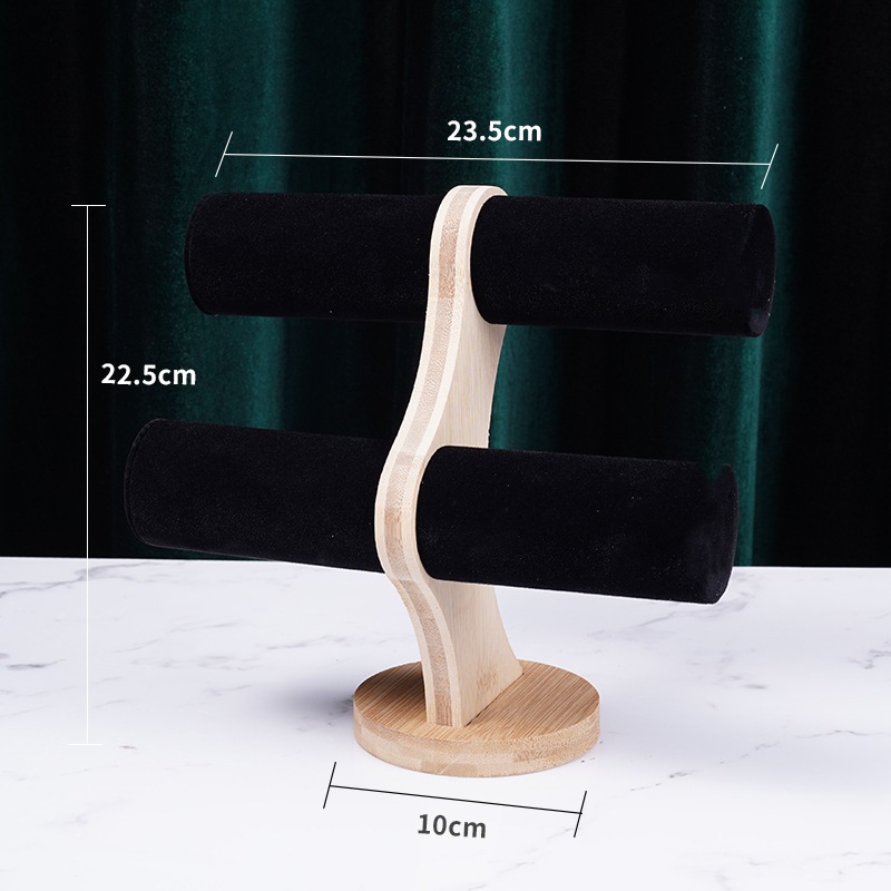 Picture of 2024 New Bamboo Bracelet Display Stand Jewelry Watch Bracelet Storage Stand Jewelry Bracelet Jewelry Hair Ring Storage