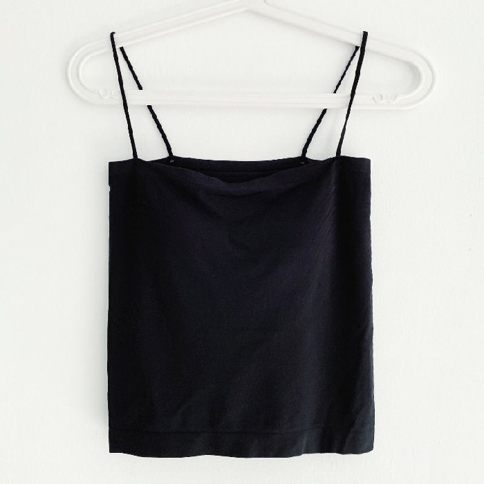 Picture of New 2025 Solid Color Camisole Women's Summer Outer Wear Top No Steel Ring Thin Belt Base Shirt Tube Top
