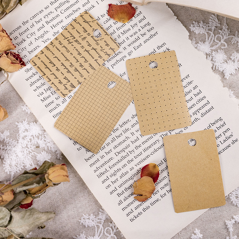 Picture of Paper and ink life kraft paper tape Tefancir series creative hand account retro DIY decorative stickers 4