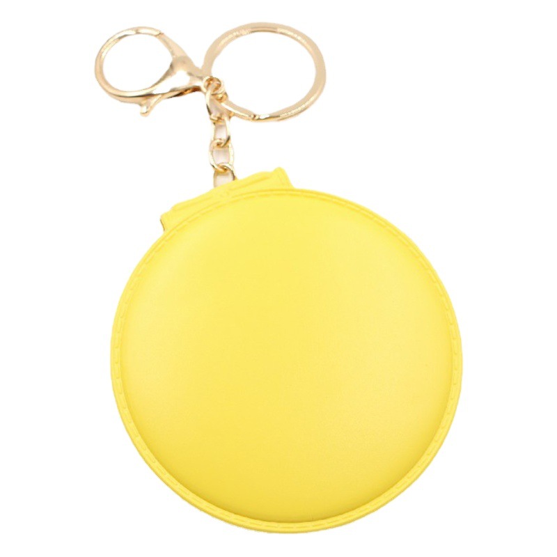 15 Color Double-Sided Small Mirror Bag Pendant Folding Makeup Small Makeup Mirror Ladies Boutique Gift Keychain