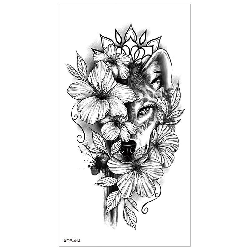Picture of New Half Arm Tattoo Stickers Cross-border Amazon Hot Selling Set Dark European and American Realistic Waterproof Tattoo Stickers Wholesale