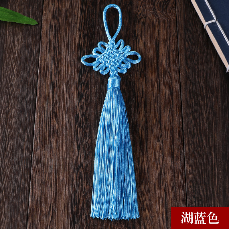 Picture of Chinese knot trumpet pendant exquisite tassel ear 6 plate Fang Sheng knot antique Han clothing decoration gift Accessories Wholesale