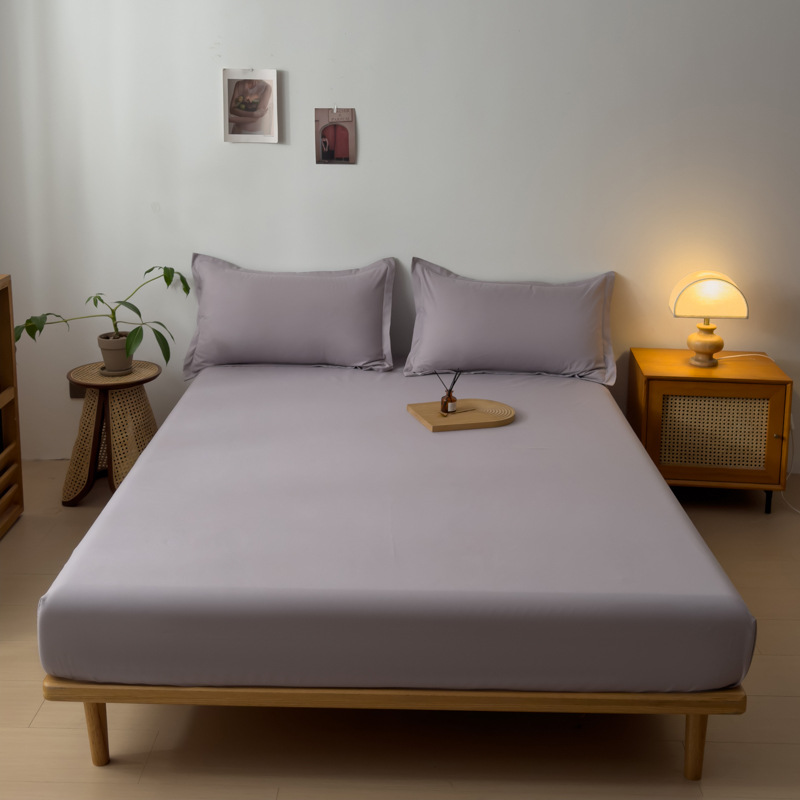 Picture of Cotton Mattress Cover Non-Slip Fixed Bed Cover Single-Piece Bed Sheet Bedspread Simmons Protective Cover Height Mattress Cover