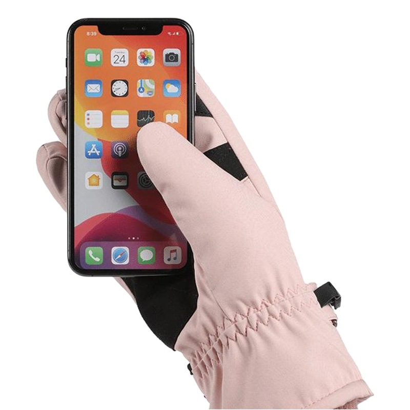 Autumn and winter outdoor ski gloves women's warm plus velvet anti-splashing non-slip wear-resistant winter cycling touch screen