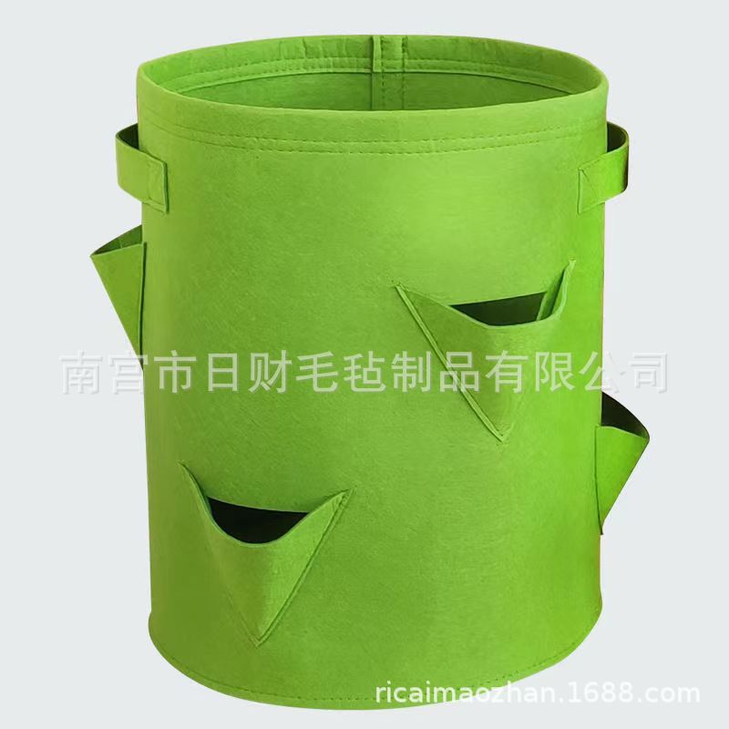 Multi-Mouth Strawberry Planting Bag Ebay Amazon 36-Mouth 8-Mouth Plant Bag Felt Cloth Vanilla Bag Colorfulful Planting Bag