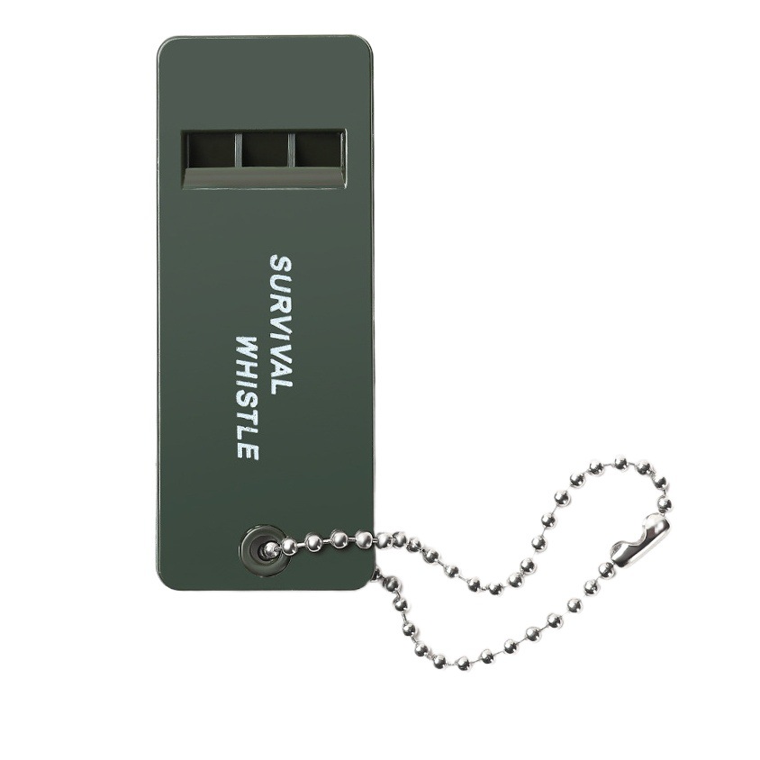 Three-frequency outdoor survival whistle survival whistle first aid whistle high-pitched high-frequency earthquake relief whistle