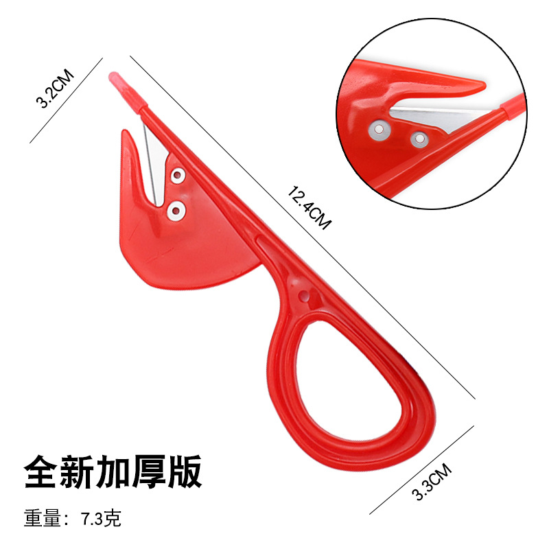Picture of Stainless steel thickened poultry sausage scissors chicken duck sausage goose sausage knife scissors sausage knife Loach yellow crab fish open knife