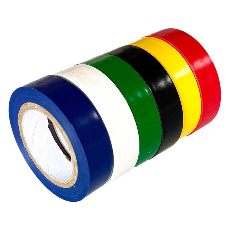 Electrical tape Black 10 m household color high temperature resistant flame retardant pvc waterproof insulation tape factory wholesale