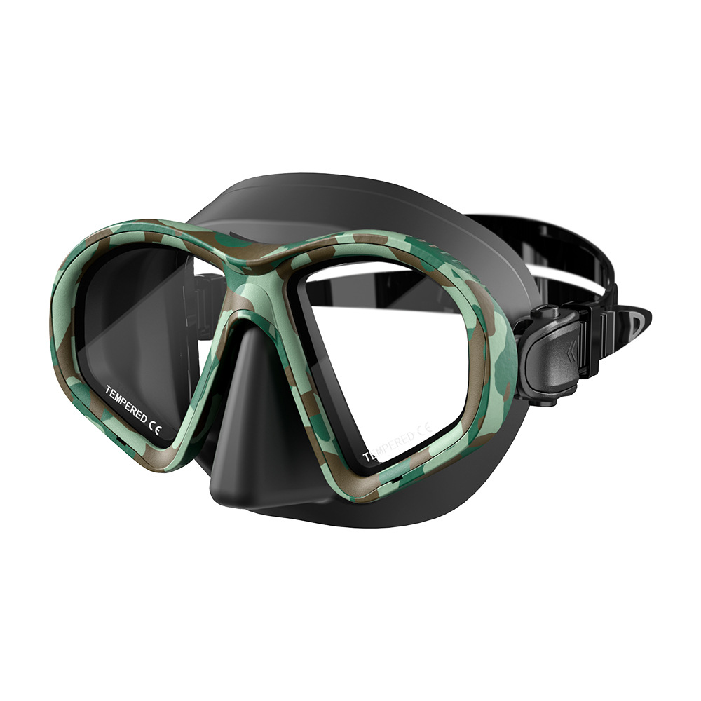 Picture of Free diving glasses myopia lens diving mirror camera bracket silicone snorkeling mirror snorkeling equipment
