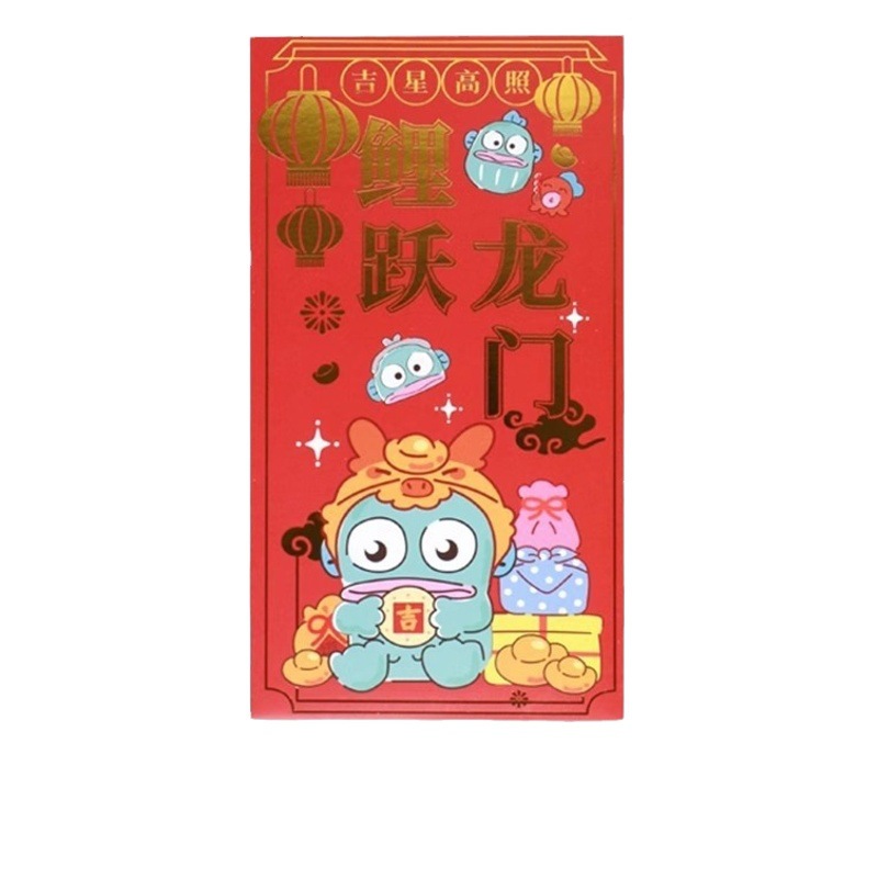 Japanese-Style Gold-Stamped Cool Cartoon Red Envelopes for Children's Lucky Money, Wedding Return Gifts, and Red Packets