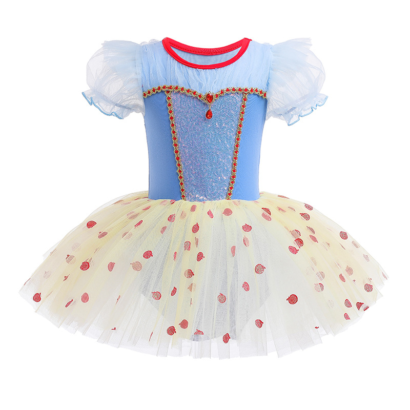 Picture of Girls Ballet Dance Skirt 2025 Summer Original Practice Clothes Baby Girl One-Piece Performance Clothes Improved Princess Skirt