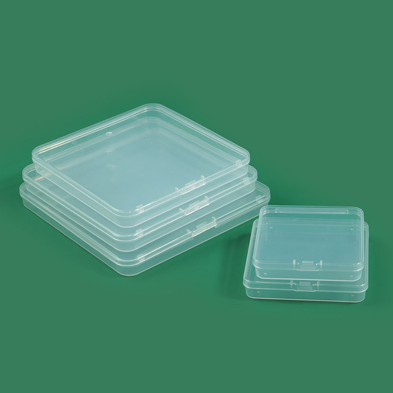 Pp Transparent Plastic Box Small Hardware Spare Parts Organizer Box Digital Component Box Packaging Box Flat Fishing Gear Box