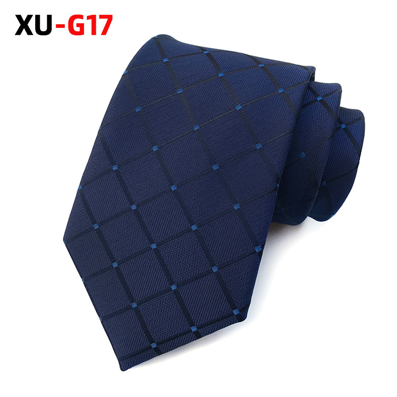 Picture of Factory Ready Supply 2025 New Polyester Jacquard Fashion Plaid Tie Formal Tie