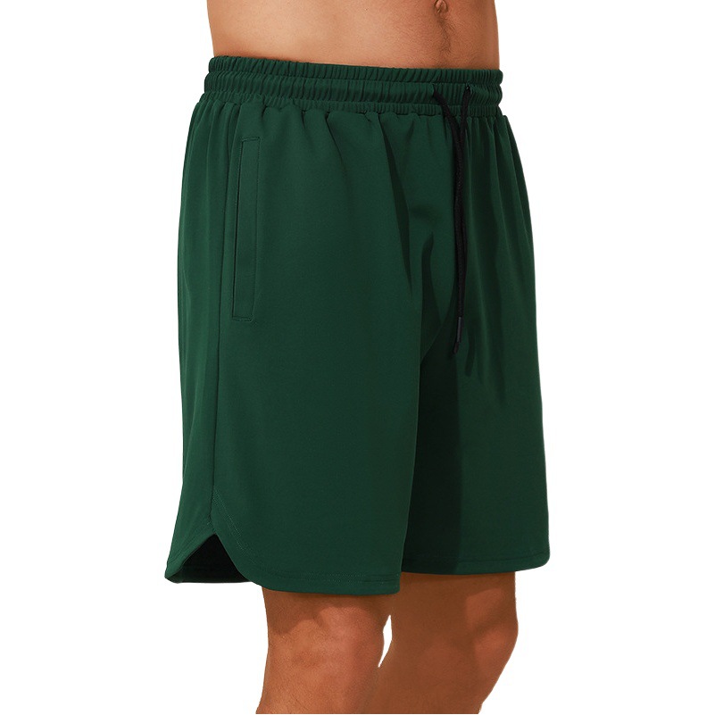 European and American New Men's Sports Shorts Quick-drying Breathable Fitness Shorts Stretch Casual American Imitation Cotton Running Shorts