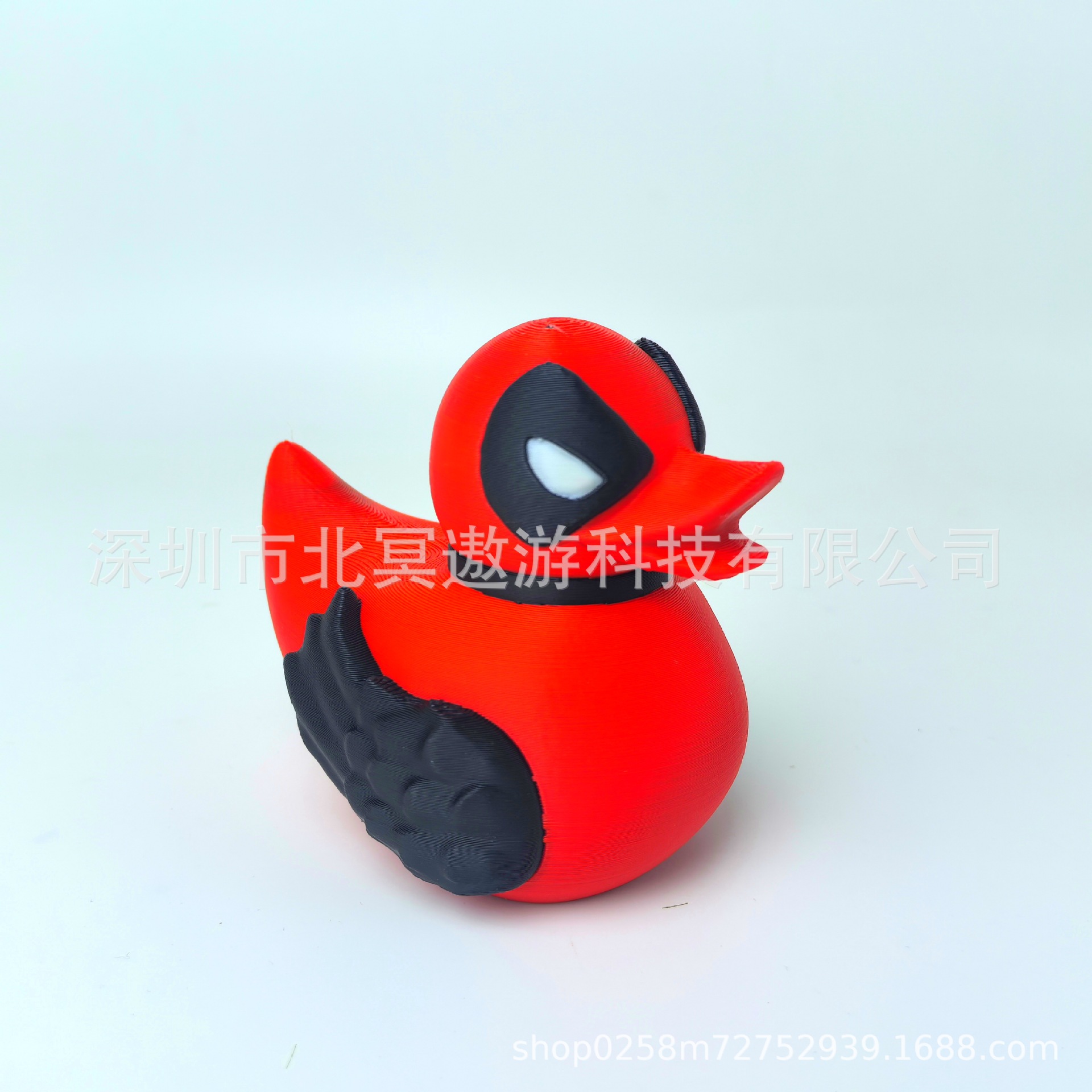 Picture of Deadpool and Wolverine Duck New Strange spoof little yellow duck toy car decoration ornaments