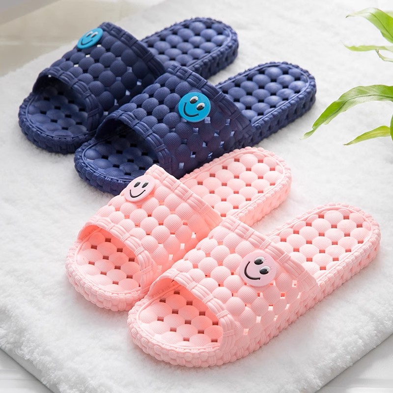Sandals Slippers Men and Women Bathroom Slippers Summer Thick Sole Couple Slippers Bathroom Non-Slip Indoor Home Slippers