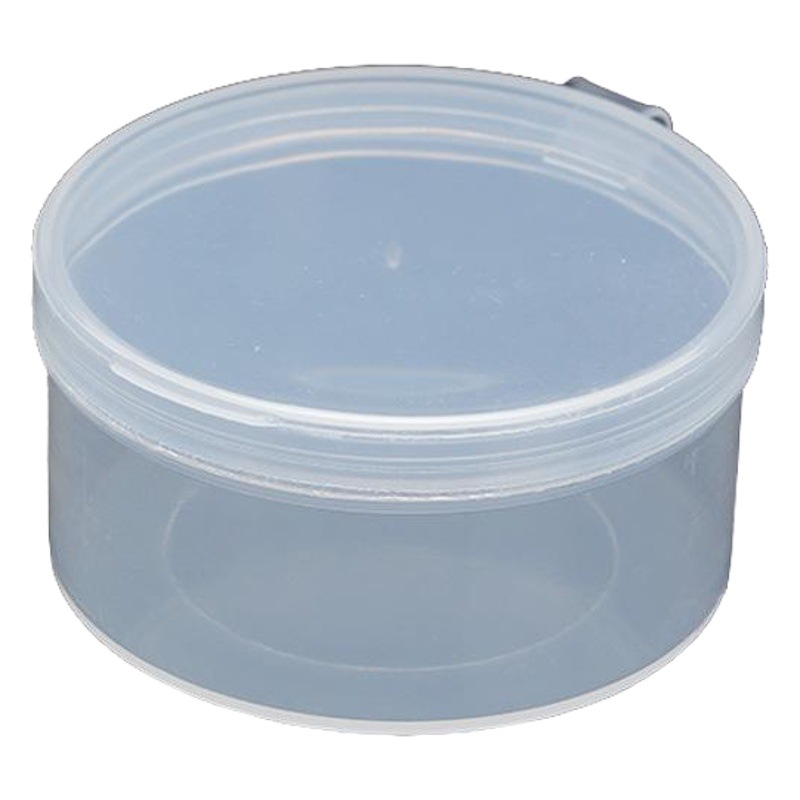 Spot Wholesale Plastic Box Round Pp Box Small Digital Product Round Box with Lid Transparent Packaging Box Small Box