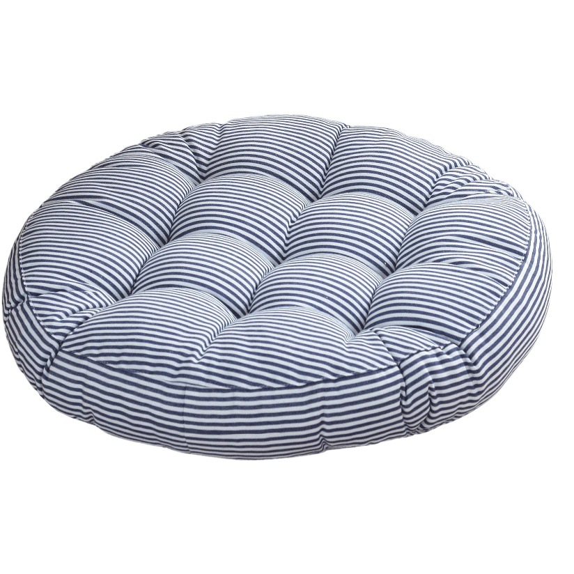 Amazon's Popular Thickened Butt Cushion Chair Cushion Tatami Cushion Futon Imitation Cotton and Linen Round One-Piece Drop Shipping Seat