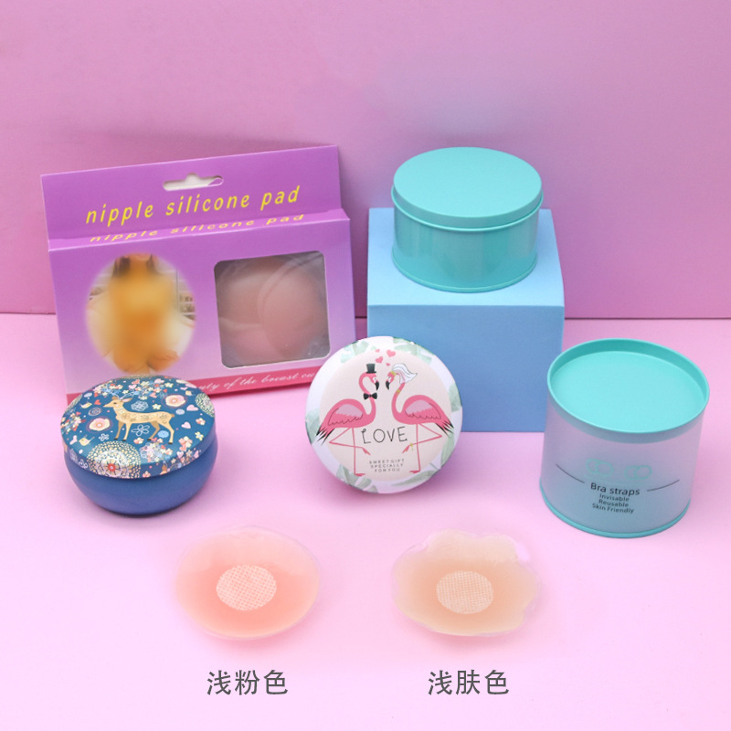 Picture of Breast Patch Wholesale Summer Disposable Breast Patch Small Breast Thin Transparent Silicone Breast Patch Nipple Patch Waterproof Dress for Women