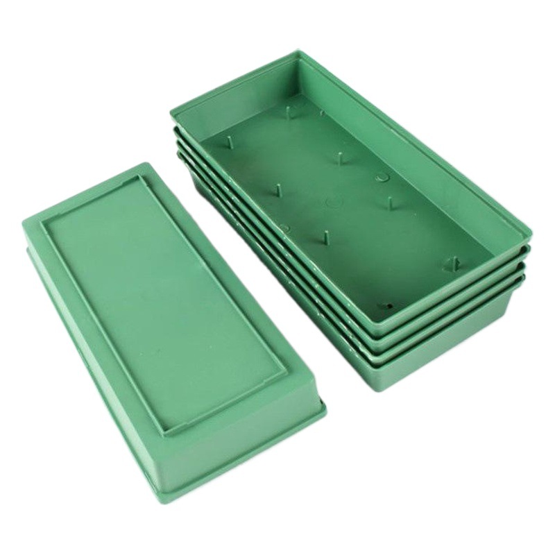 Wholesale Rectangular Needle Plate Flower Mud Tray Wedding Car Decoration Plastic Round Flower Arrangement Box Conference Layout Fixed Plate Wedding