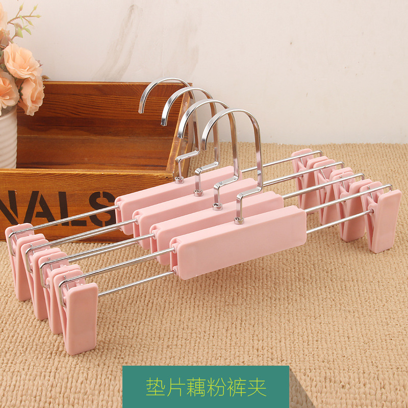 Picture of Non-slip plastic pants rack pants clip wholesale clothing store pants rack rotating hanger pants hanger clip skirt clip