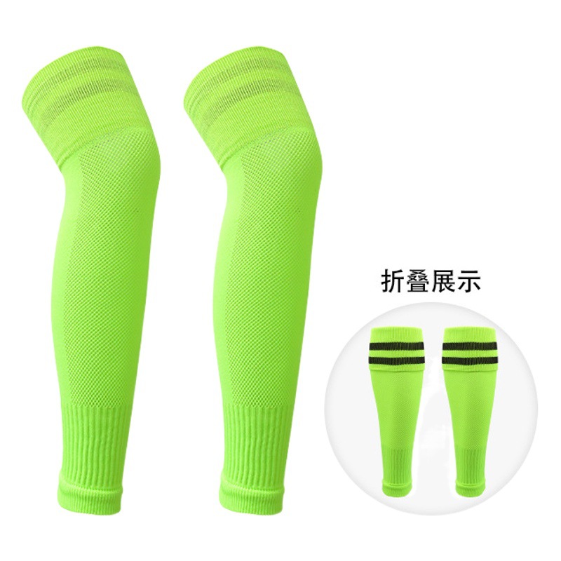 Adult knee football socks children's leg covers breathable sports long tube calf socks leg guards wholesale