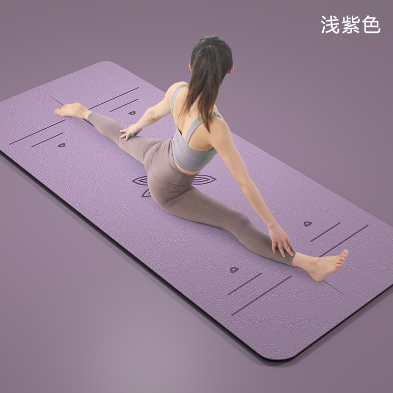 Picture of Custom wholesale PU yoga mat 185*68*0.5cm home mat non-slip natural rubber local tyrants mat manufacturers