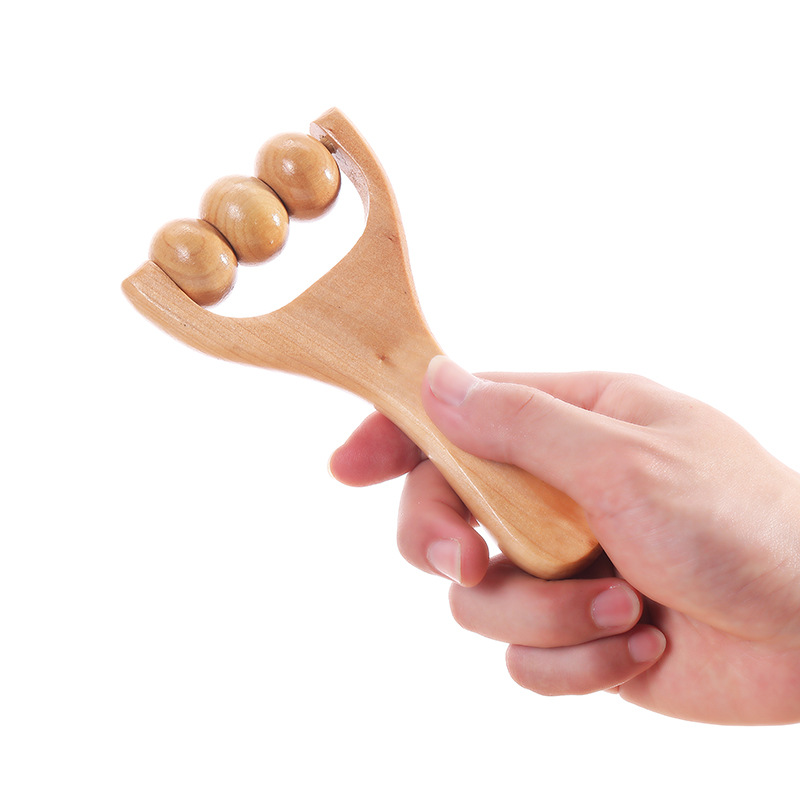 Picture of Wooden Massager suit Mother's Day Gift Handheld Labor-saving Convenient Simple and Practical Meridian Massage Artifact