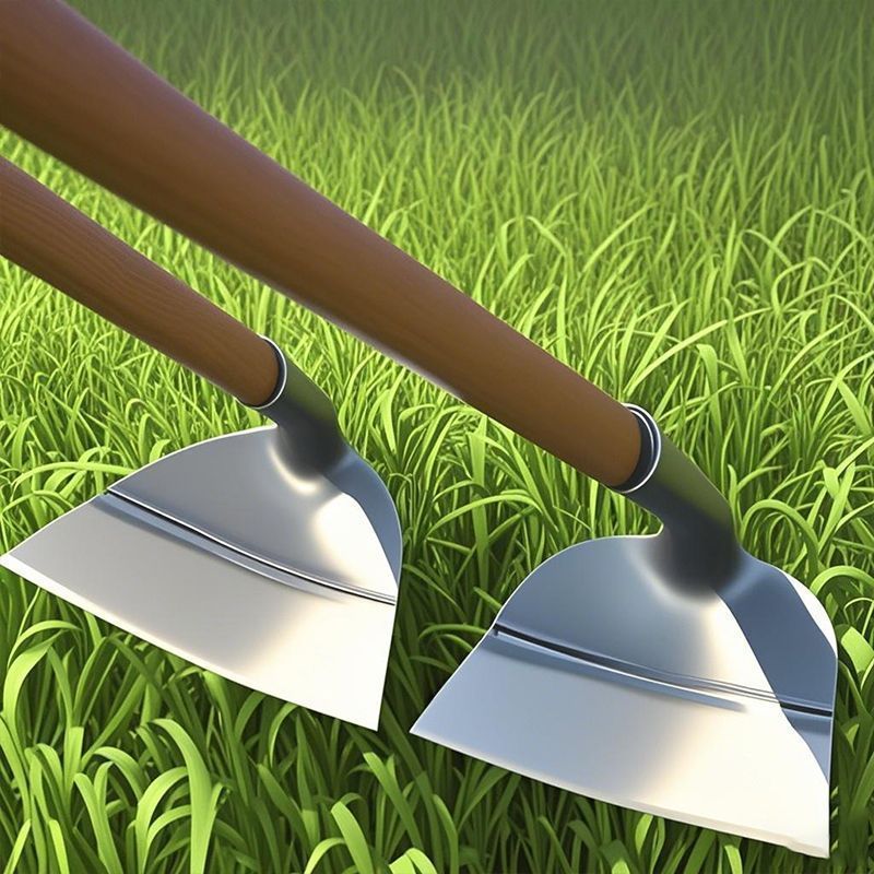 Manganese steel thickened hoe artifact multi-functional hoe for home vegetable digging and shoveling grass farm tools gardening tools mouse clip