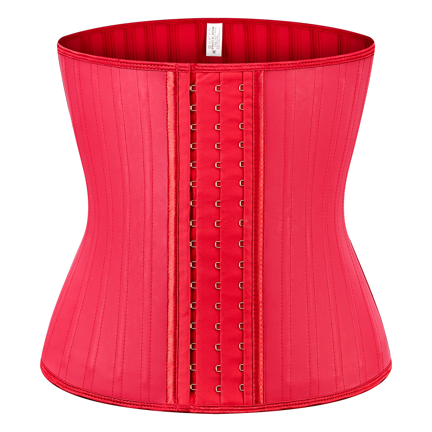 Picture of Waist Trainer Shapewear Waist and Abdominal Belt Latex Sweat Shaping Belt 25 Steel Bone Rubber Corset