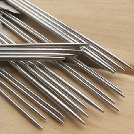 Stainless steel straight needle knitted sweater needle cashmere wool mink wool baby thread
