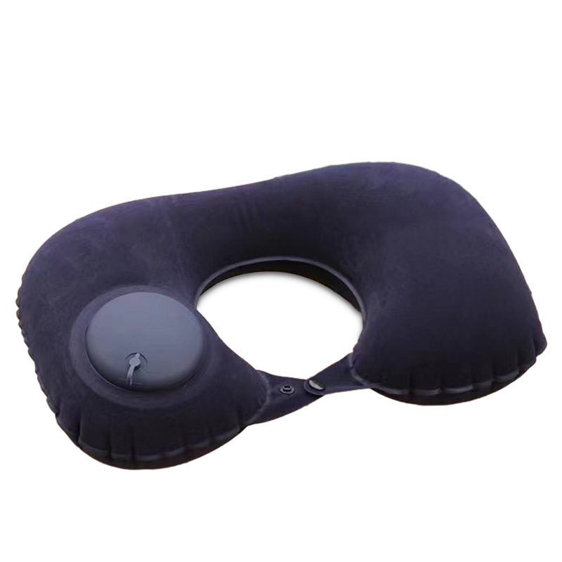 Picture of Inflatable Pillow, Portable for Travel, Press-Inflatable U-Shaped Pillow, Portable and Easy to Store, a Must-Have Item for Airplane and High-Speed Rail Travel