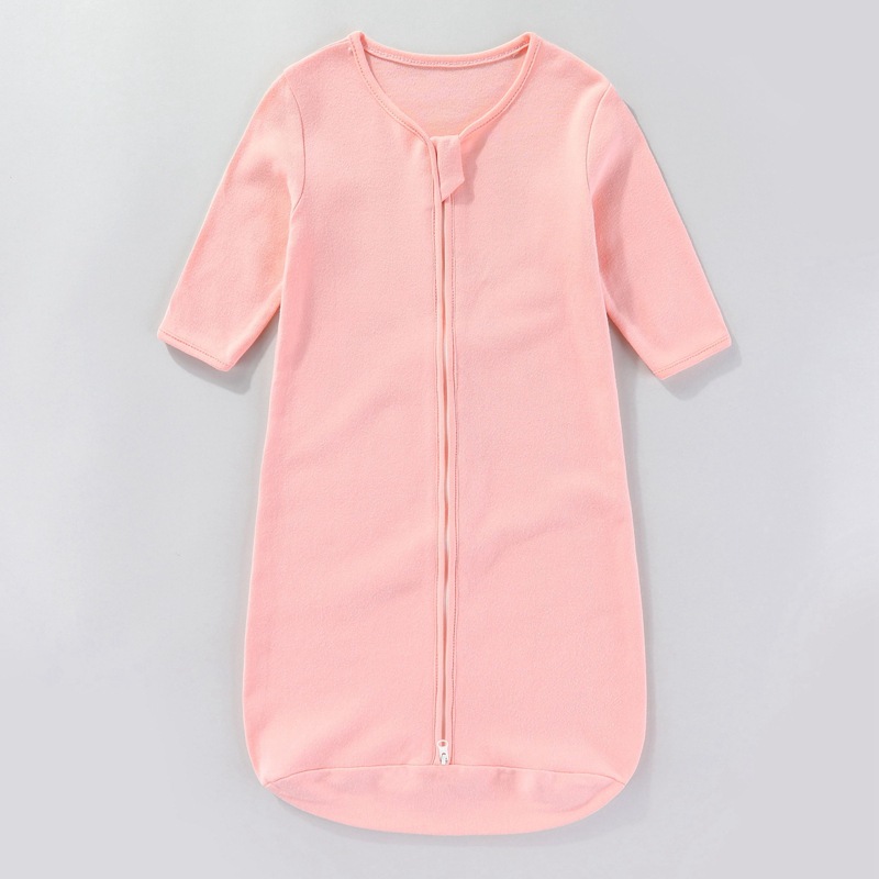 Picture of Baby Cotton Sleeping Bag Anti-Scare Integrated Swaddling Baby Newborn Long Sleeve Swaddling Four Seasons Universal Cross-border