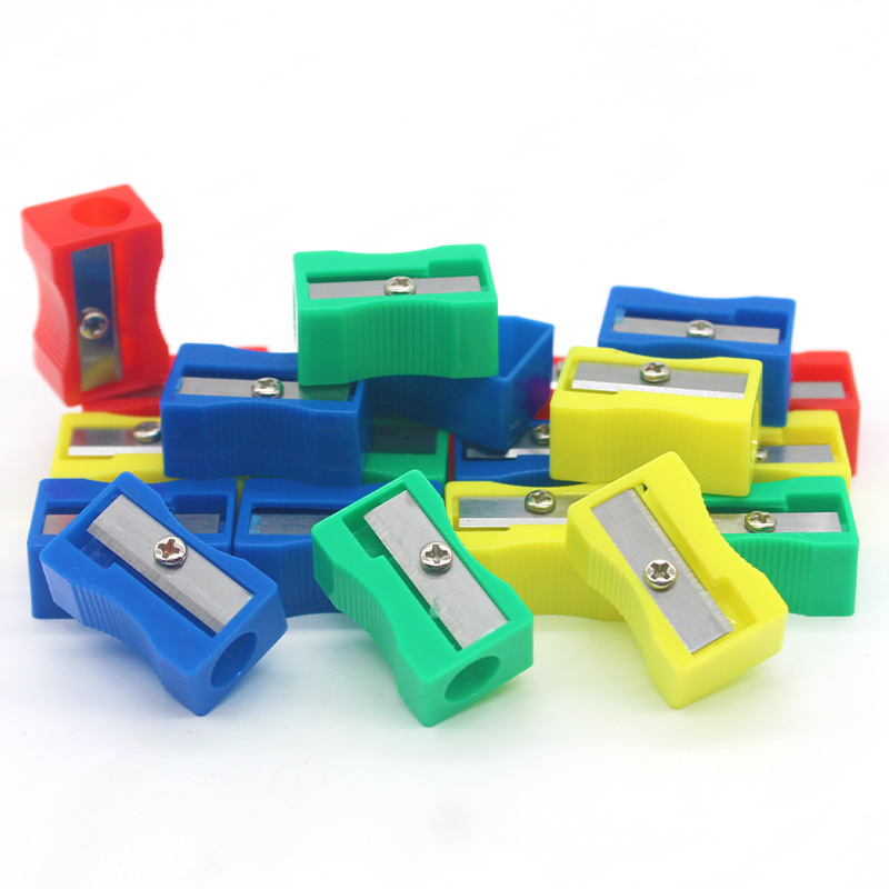 Picture of Factory wholesale pencil sharpener plastic rectangular pencil sharpener student supplies small square pencil sharpener mini pencil sharpener