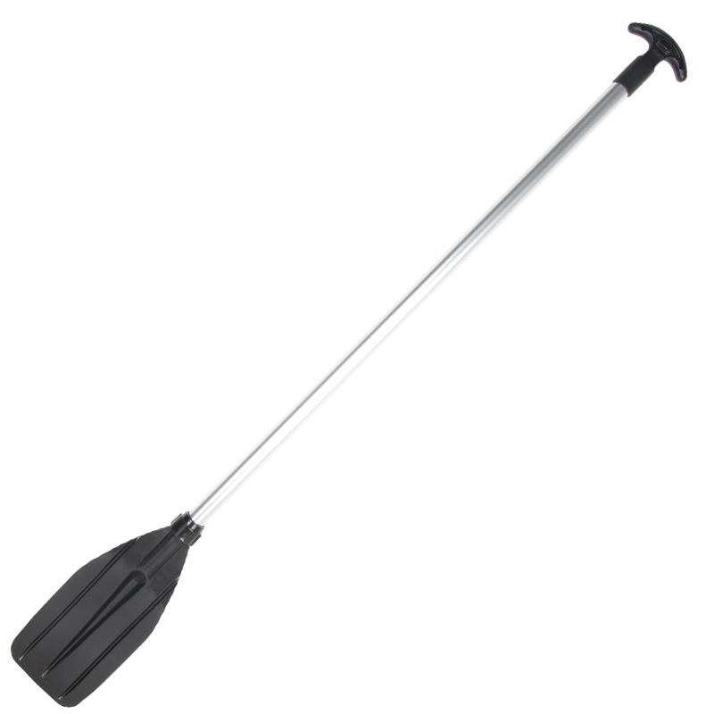 Picture of Thickened 133cm aluminum alloy paddle T-shaped handle single blade inflatable boat kayak assault boat paddle plastic handle