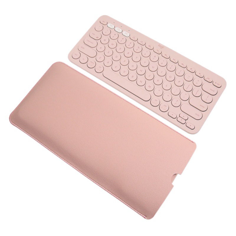 PU keyboard leather case wireless key storage bag suitable for Logitech K380 keyboard protective case keyboard storage bag