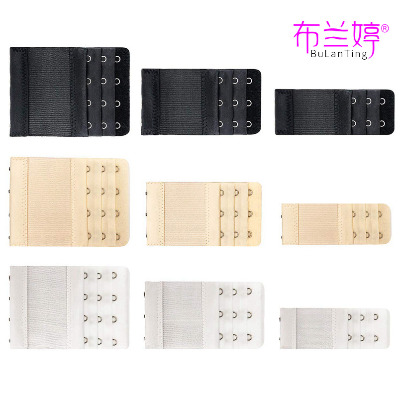 9PCs stretch Bra extension buckle elastic underwear extension buckle bra back buckle cross-border spot supply back buckle