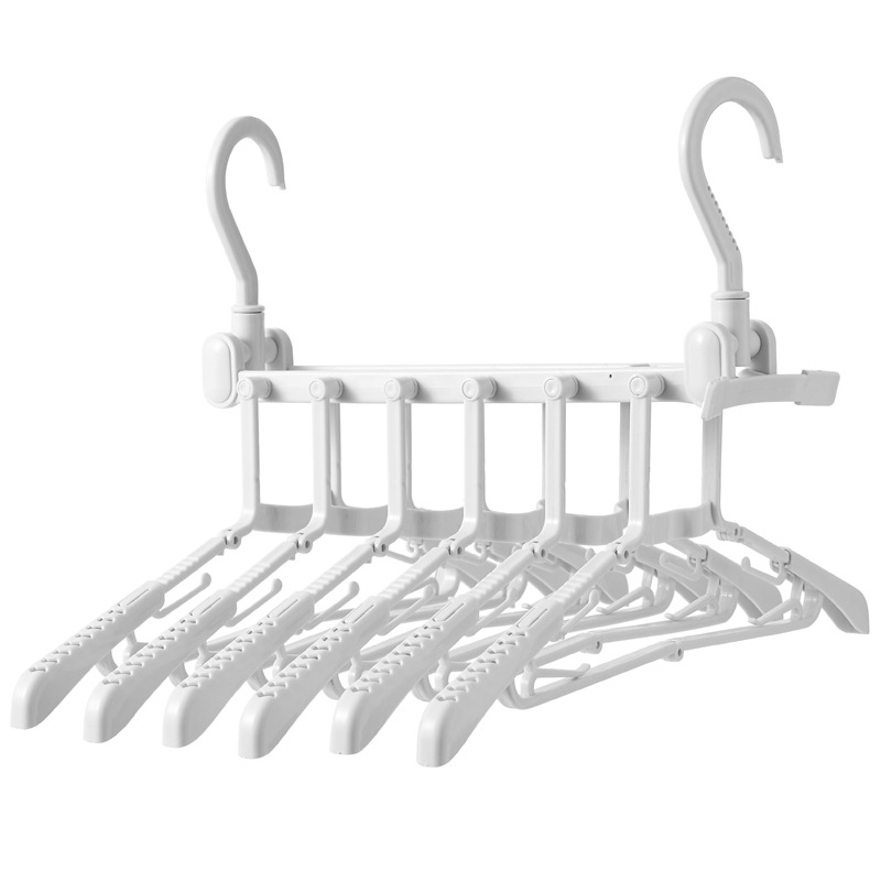 Picture of Multi-functional clothes hanger storage rack clothes hanger household clothes hanger TikTok magic clothes hanger multi-layer folding