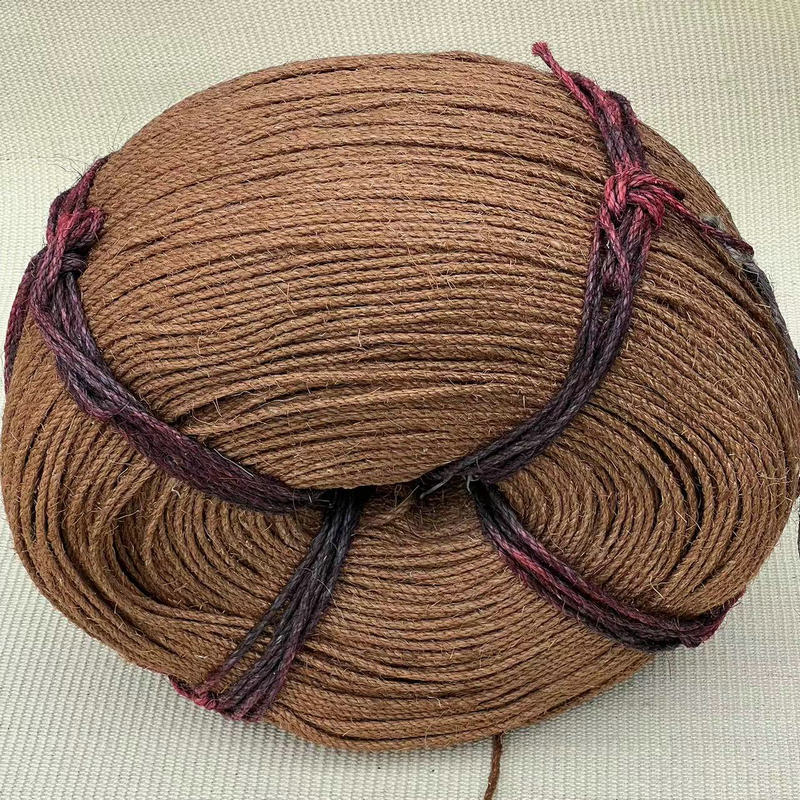 Real Sisal Rope Brown Pet 6mm Spot DIY Homemade Cat Climbing Pet Toy Hand-Decorated Dyed Hemp Rope